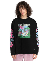 2 Future Nature - Biologisch T-shirt met lange mouw voor Heren  F1LSD6ELF2 Element