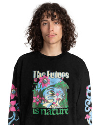 4 Future Nature - Biologisch T-shirt met lange mouw voor Heren  F1LSD6ELF2 Element
