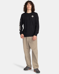 5 Peaks - Bio-Longsleeve für Männer Schwarz F1LSD8ELF2 Element