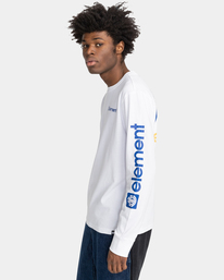 element, Joint 2.0 - Camiseta Orgánica de Manga Larga para Hombre, OPTIC WHITE (3904) 3 Joint 2.0 - Camiseta Orgánica de Manga Larga para Hombre Blanco F1LSE4ELF2 Element