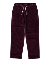 0 Chillin - Elasticated Corduroy Trousers for Men  F1PTC4ELF2 Element