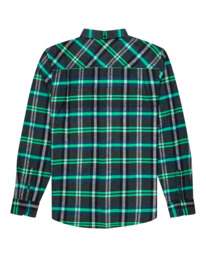 1 Lumber - Langärmliges Flanellhemd für Männer Blau F1SHC8ELF2 Element