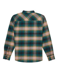 1 Lumber - Long Sleeve Flannel Shirt for Men Green F1SHC8ELF2 Element