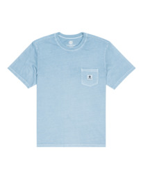 0 Basic Pocket Pigment - T-Shirt for Men Blue F1SSI1ELF2 Element