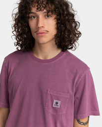 3 Basic Pocket Pigment - T-shirt pour Homme Violet F1SSI1ELF2 Element