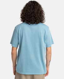10 Basic Pocket Pigment - T-Shirt for Men Blue F1SSI1ELF2 Element