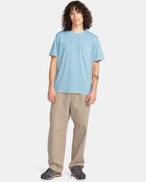 5 Basic Pocket Pigment - T-Shirt for Men Blue F1SSI1ELF2 Element