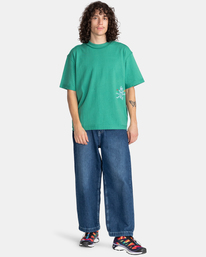 5 Skateboarding Mi Amor - Camiseta Orgánica Verde F1SSI9ELF2 Element