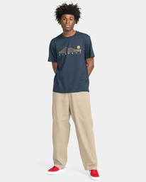 4 Ridgeline - Organic T-Shirt for Men Grey F1SSK8ELF2 Element