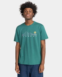 2 Ridgeline - Organic T-Shirt for Men Green F1SSK8ELF2 Element