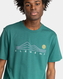 3 Ridgeline - Organic T-Shirt for Men Green F1SSK8ELF2 Element