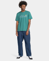 4 Ridgeline - Organic T-Shirt for Men Green F1SSK8ELF2 Element