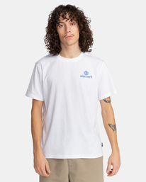 2 Peaks - Camiseta Orgánica para Hombre Blanco F1SSL3ELF2 Element