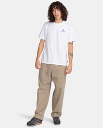 4 Peaks - Camiseta Orgánica para Hombre Blanco F1SSL3ELF2 Element