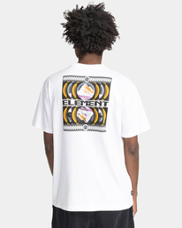 5 Mantra - Organic T-Shirt for Men White F1SSL4ELF2 Element