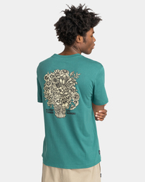 6 Element x Timber! Bouquet - Bio-T-Shirt Grün F1SSN4ELF2 Element