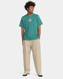 4 Element x Timber! Rider - Organic T-Shirt Green F1SSN8ELF2 Element