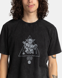 3 STAR WARS&trade; x Element Yoda - Organic T-Shirt Black F1SSO7ELF2 Element
