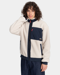 2 Wolfeboro Oak 2.0 - Polaire sherpa zippée pour Homme Beige F1WAB2ELF2 Element