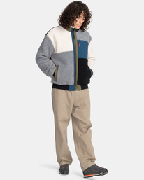 6 Wolfeboro Oak 2.0 - Polaire sherpa zippée pour Homme Vert F1WAB2ELF2 Element