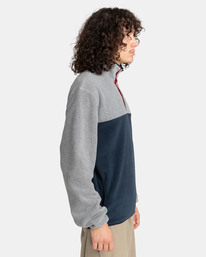 3 Wolfeboro Abenaki Po - Colourblock Fleece for Men Gray F1WAB5ELF2 Element