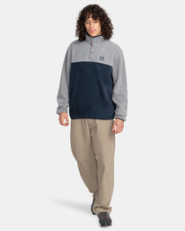 5 Wolfeboro Abenaki Po - Colourblock Fleece for Men Gray F1WAB5ELF2 Element