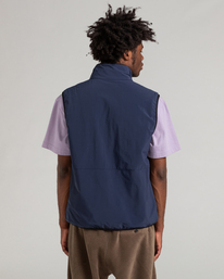 17 Millet x Element High - Wendbare Polarfleece-Weste Blau F1WAC1ELF2 Element