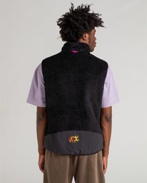 18 Millet x Element High - Wendbare Polarfleece-Weste Blau F1WAC1ELF2 Element