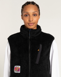 14 Millet x Element High - Wendbare Polarfleece-Weste Blau F1WAC1ELF2 Element