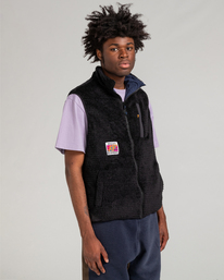 7 Millet x Element High - Wendbare Polarfleece-Weste Blau F1WAC1ELF2 Element