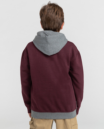 6 Leon - Sweat à capuche pour Garçon Blanc F2HOB1ELF2 Element