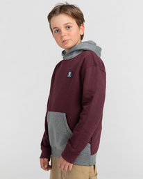 3 Leon - Sweat à capuche pour Garçon Blanc F2HOB1ELF2 Element