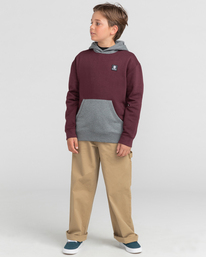 5 Leon - Sweat à capuche pour Garçon Blanc F2HOB1ELF2 Element