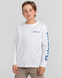 2 Joint 2.0 - Bio-Longsleeve für Jungen Weiss F2LSB5ELF2 Element