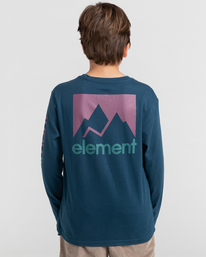 6 Joint 2.0 - Bio-Longsleeve für Jungen Blau F2LSB5ELF2 Element