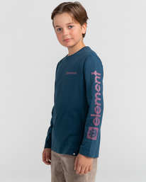 3 Joint 2.0 - Bio-Longsleeve für Jungen Blau F2LSB5ELF2 Element
