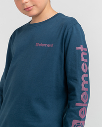 4 Joint 2.0 - Bio-Longsleeve für Jungen Blau F2LSB5ELF2 Element