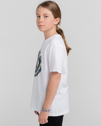 3 In The City Icon - T-shirt en matière biologique pour Garçon Blanc F2SSD3ELF2 Element