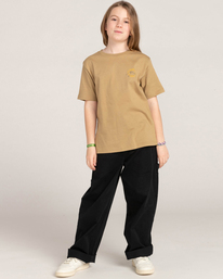 4 Glacier - Camiseta Orgánica para Chicos Beige F2SSE2ELF2 Element