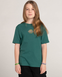 2 Element x Timber! Rider - Maglietta in materiale biologico da Bambini Green F2SSF1ELF2 Element