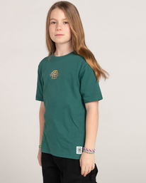 3 Element x Timber! Rider - Maglietta in materiale biologico da Bambini Green F2SSF1ELF2 Element