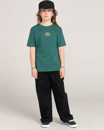 4 Element x Timber! Rider - Maglietta in materiale biologico da Bambini Green F2SSF1ELF2 Element
