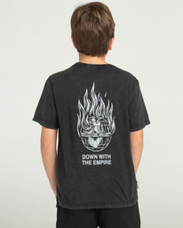 5 STAR WARS&trade; x Element Deathstar - T-shirt en mati&egrave;re biologique pour Enfant Noir F2SSF3ELF2 Element