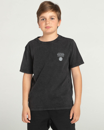 2 STAR WARS&trade; x Element Deathstar - T-shirt en mati&egrave;re biologique pour Enfant Noir F2SSF3ELF2 Element