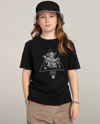 2 STAR WARS&trade; x Element Yoda - Organic T-Shirt for Kids Black F2SSF7ELF2 Element