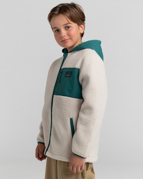 3 Wolfeboro Rickles Warmer - Hooded Fleece for Kids Beige F2WAB4ELF2 Element
