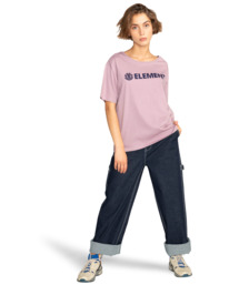 5 Element Logo - Camiseta Orgánica para Mujer Violeta F3SSC1ELF2 Element