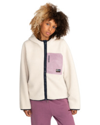 2 Wolfeboro Greta - Zip Up Sherpa Hoodie for Women  F3WAA4ELF2 Element
