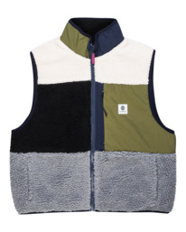 0 Wolfeboro Lake - Zip Up Sherpa Vest for Women  F3WAA7ELF2 Element