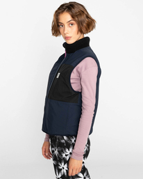 5 Wolfeboro Lake - Zip Up Sherpa Vest for Women  F3WAA7ELF2 Element